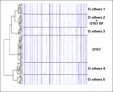 plot showing linked genes