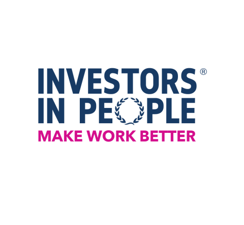 Investors In People logo with the tagline 'make work better'